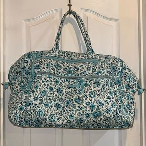 Blue Paisley, Vera Bradley, grand weekender bag